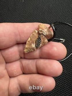 Ancient Authentic Big Sandy Arrowhead From NEMississippi on a Necklace