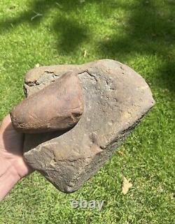 Ancient Authentic Claystone Bell Pestle And Hardstone Mortar From Mississippi