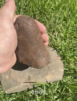 Ancient Authentic Claystone Bell Pestle And Hardstone Mortar From Mississippi