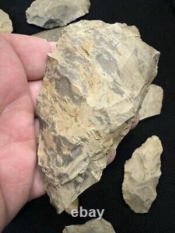 Ancient Authentic Flint And Stone Tool Kit Mortar Blades And More From NWAlabama