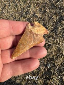 Ancient Authentic Very Colorful Lost Lake Arrowhead From North Mississippi