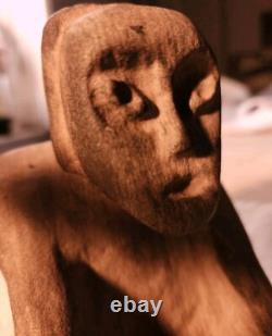 Ancient Moundbuilders, MISSIPPIAN Statue. Guaranteed Early