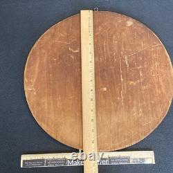 Antique 1900s Flemish Art Co Native American Indian Chief Pyrography Wall Plaque