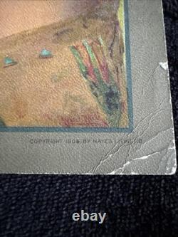 Antique 1906 Native American Indian Maiden, Hayes Litho Co