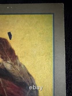 Antique 1906 Native American Indian Maiden, Hayes Litho Co Antique 1906 Native American Indian Maiden, Hayes Litho Co