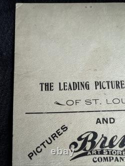 Antique 1906 Native American Indian Maiden, Hayes Litho Co