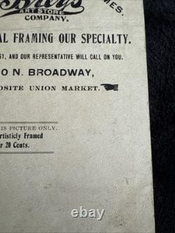 Antique 1906 Native American Indian Maiden, Hayes Litho Co Antique 1906 Native American Indian Maiden, Hayes Litho Co