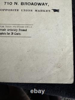 Antique 1906 Native American Indian Maiden, Hayes Litho Co