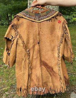 Antique 19th Early 20th C. Wild West Show / Mohawk Native American Jacket Pants