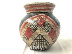 Antique Acoma Pueblo New Mexico Polychrome Early