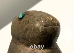 Antique Early-20th C. Native American Zuni Carved Stone Mountain Lion Fetish