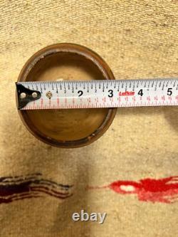 Antique Early Native American Hopi Tewa Pueblo Polychrome Pottery Bowl Heavy Pot