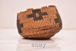 Antique Native American Basket Hupa Yurok Northern California Early 1900's 4
