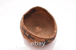 Antique Native American Basket Hupa Yurok Northern California Early 1900's 4