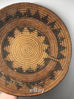 Antique Native American EARLY Wedding Basket Navajo Coil Basket