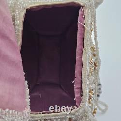 Antique Native American Early 1900s Beaded Whimsey Purse Or Hanging BOX