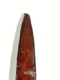 Antique Native American Indian Knife & Leather Sheath Late 1800's to Early 1900
