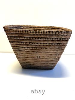 Antique Native American Indian Lillooett Basket Late 1880's to Early 1900s