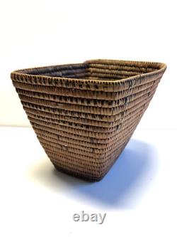 Antique Native American Indian Lillooett Basket Late 1880's to Early 1900s
