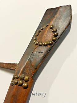 Antique Native American Indian Warriors Club Weapon 1880s to Early 1900s