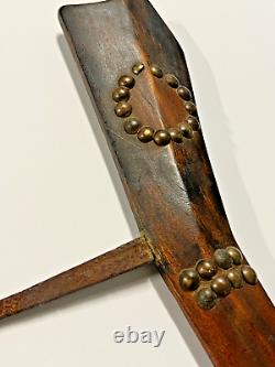 Antique Native American Indian Warriors Club Weapon 1880s to Early 1900s