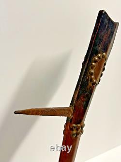 Antique Native American Indian Warriors Club Weapon 1880s to Early 1900s