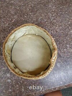 Antique Native American Makah Basket with Whirling Log and Birds RARE early 1900