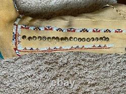 Antique Old Native American Kiowa Moccasins Early 1900s