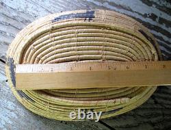Antique Pima Basket with Eagle Bird Motif Native American Indian / Early 20th C