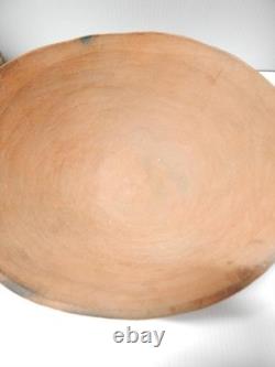 Antique Pueblo / Mission Indian Large Pottery Dough Bowl Form Pot