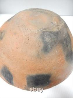 Antique Pueblo / Mission Indian Large Pottery Dough Bowl Form Pot