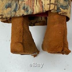 Antique Skookum Bully Good Squaw Papoose Doll Early Rare Left Glancing Looking