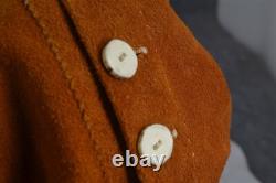 Antique leather pants beaded fringe Native American waist 36 original