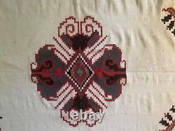 Antique vtg Early 20th Century Native American Navajo wool rug poncho Textile