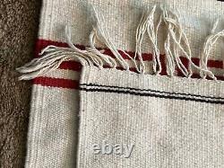 Antique vtg Early 20th Century Native American Navajo wool rug poncho Textile