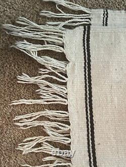 Antique vtg Early 20th Century Native American Navajo wool rug poncho Textile