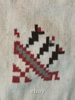 Antique vtg Early 20th Century Native American Navajo wool rug poncho Textile