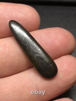 Archaic Indian Camp Site Polished Fossil Bone From The Wolf Fam. Coll