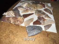 Arrowheads Knives And Other Unique Artifacts Made By Cherokees