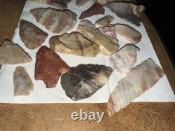 Arrowheads Knives And Other Unique Artifacts Made By Cherokees