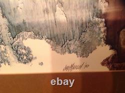 Artist Jane Mauldin Native American Signed An Number Print Early Work 70's