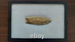 Authentic Clovis Point Early Paleo (12,500 10,600 BP) Comes with Butler COA