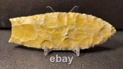 Authentic Clovis Point Early Paleo (12,500 10,600 BP) Comes with Butler COA