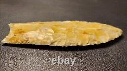 Authentic Clovis Point Early Paleo (12,500 10,600 BP) Comes with Butler COA