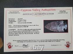 Authentic Dove Arrowhead Pre 1600 With Carlos Black Coa