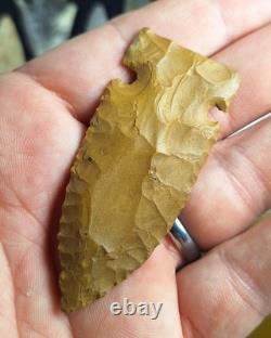 Authentic Smoker Early Archaic Cache River Arkansas Arrowhead Artifact