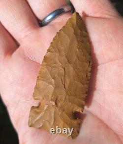 Authentic Smoker Early Archaic Cache River Arkansas Arrowhead Artifact