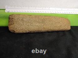 Authentic early archaic Hardstone Granite celt large size personal find Mi