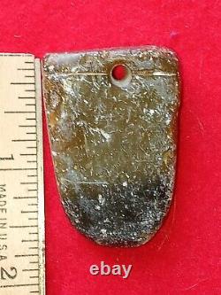 Awesome Rare 1 5/8 California Jade Native American Pendant Guaranteed