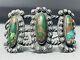 Best Early Vintage Navajo Wire Royston Turquoise Sterling Silver Bracelet